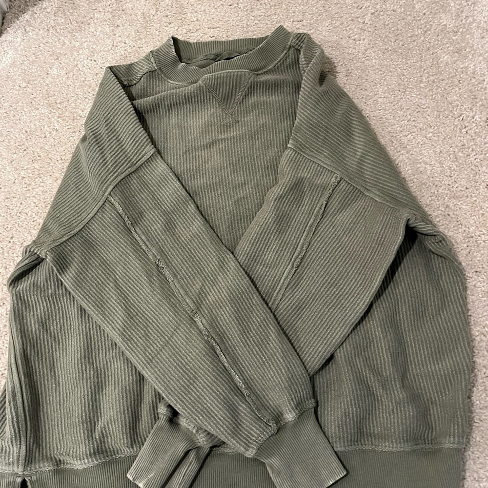 Women’s olive green sweater